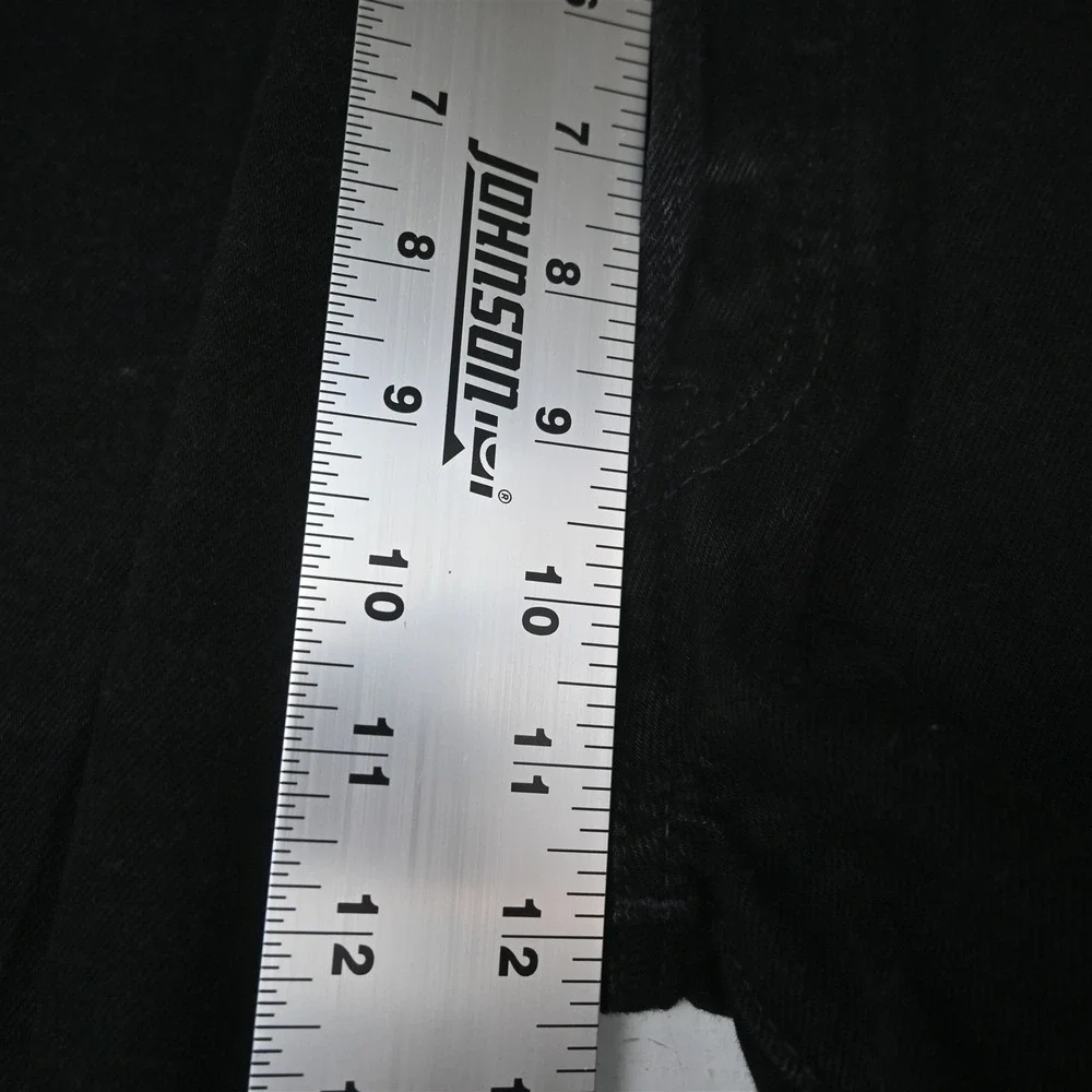 Levis 35x32 Black Stretch Denim 28894 501 CT Slim Taper Button Fly Mens Jeans